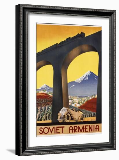 Soviet Armenia Poster-null-Framed Giclee Print