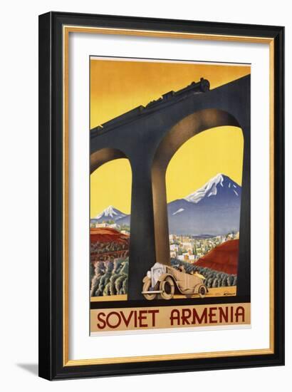 Soviet Armenia Poster-null-Framed Giclee Print