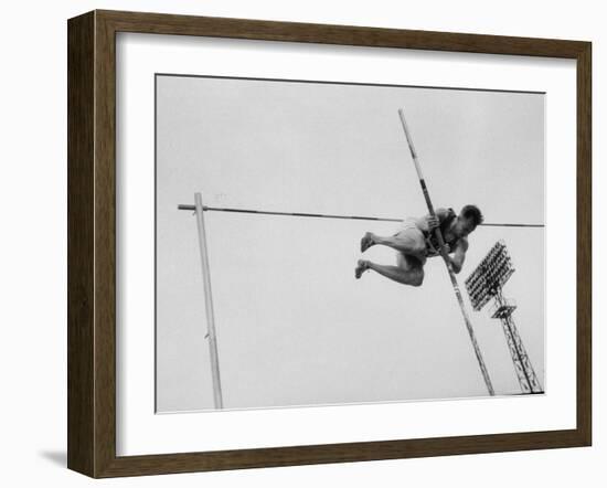 Soviet Athlete Training For the Olympics-Lisa Larsen-Framed Photographic Print