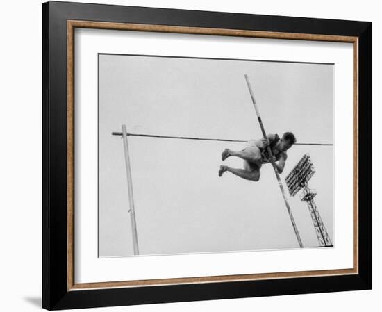 Soviet Athlete Training For the Olympics-Lisa Larsen-Framed Photographic Print