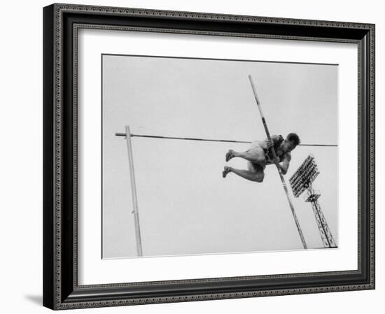 Soviet Athlete Training For the Olympics-Lisa Larsen-Framed Photographic Print