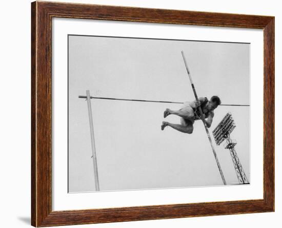 Soviet Athlete Training For the Olympics-Lisa Larsen-Framed Photographic Print