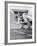 Soviet Athletes Boris Tokarev and Vladimir Suharev Practicing for the Russian Olympics-Lisa Larsen-Framed Premium Photographic Print