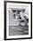 Soviet Athletes Boris Tokarev and Vladimir Suharev Practicing for the Russian Olympics-Lisa Larsen-Framed Premium Photographic Print