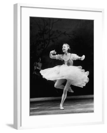 Soviet Ballerina Galina Ulanova Dancing in Title Roll of Ballet "Giselle"  at the Bolshoi Theater' Premium Photographic Print - Howard Sochurek |  Art.com