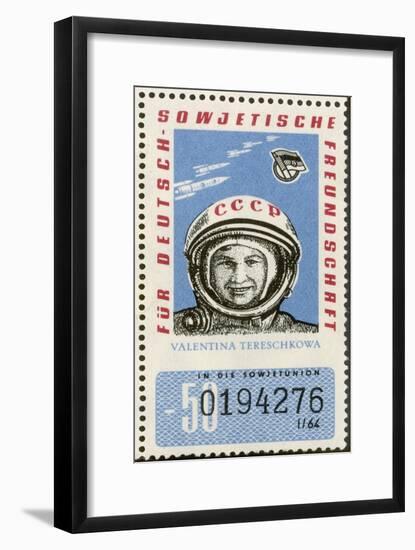 Soviet Cosmonaut-null-Framed Art Print