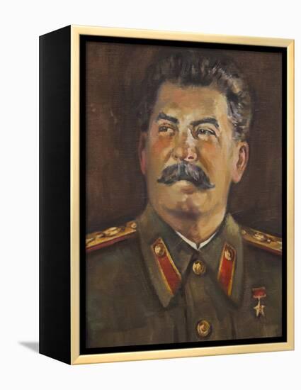 Soviet-Era Art, M.J.V. Stalin By Johannes Saal, 1952, Art Museum of Estonia, Tallinn, Estonia-Walter Bibikow-Framed Premier Image Canvas