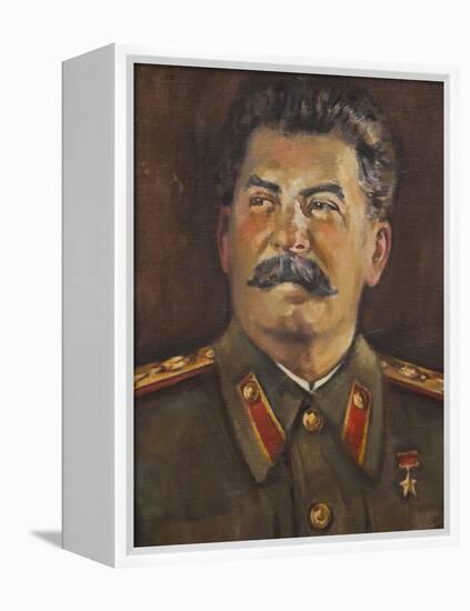 Soviet-Era Art, M.J.V. Stalin By Johannes Saal, 1952, Art Museum of Estonia, Tallinn, Estonia-Walter Bibikow-Framed Premier Image Canvas