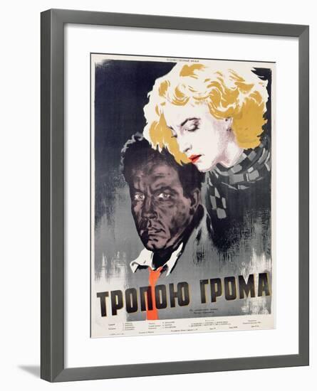 Soviet Film Poster, C.1956-null-Framed Giclee Print