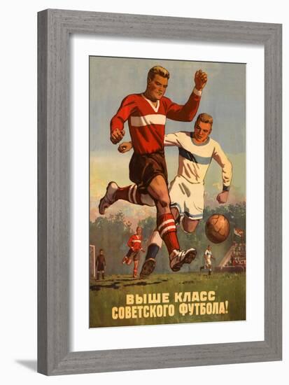 Soviet Football-null-Framed Art Print