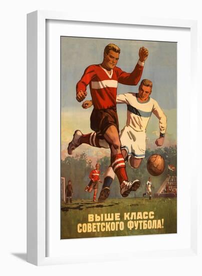Soviet Football-null-Framed Art Print
