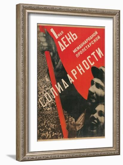 Soviet International Proletariat Solidarity-null-Framed Art Print