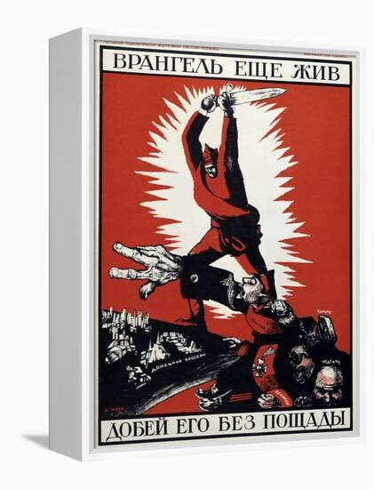 Soviet Political Poster, 1920-Dmitriy Stakhievich Moor-Framed Premier Image Canvas