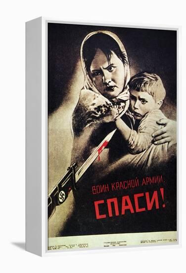 Soviet Poster, 1942-Viktor Koretsky-Framed Premier Image Canvas