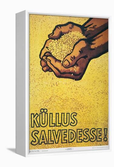 Soviet Poster, 1957-Sima Shkop-Framed Premier Image Canvas