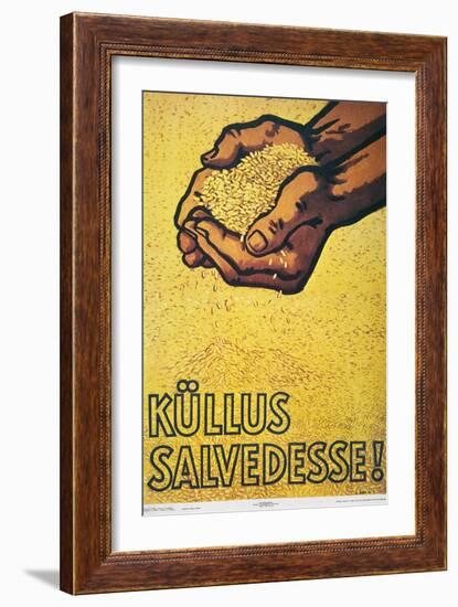 Soviet Poster, 1957-Sima Shkop-Framed Giclee Print