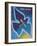 Soviet Poster with Dove and Mir Space Station-null-Framed Giclee Print