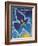 Soviet Poster with Dove and Mir Space Station-null-Framed Giclee Print