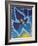 Soviet Poster with Dove and Mir Space Station-null-Framed Giclee Print