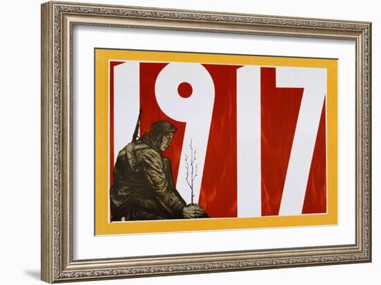 Soviet Propaganda Poster, 1917-null-Framed Giclee Print