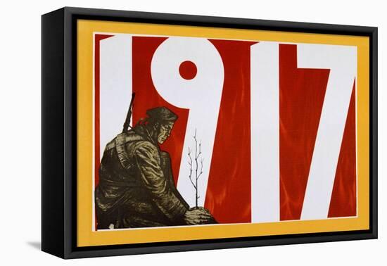 Soviet Propaganda Poster, 1917-null-Framed Premier Image Canvas