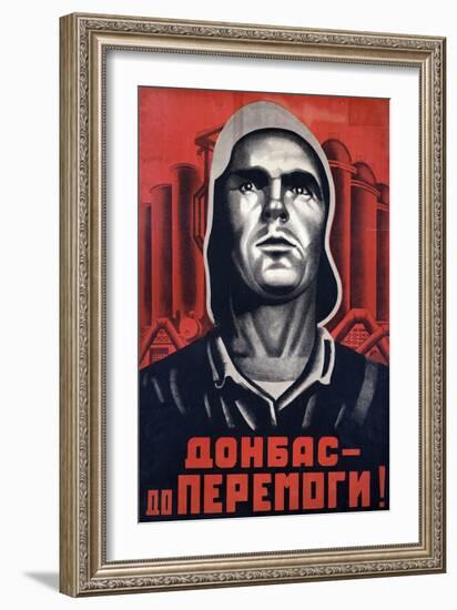 Soviet Propaganda Poster-null-Framed Giclee Print