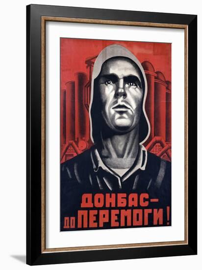 Soviet Propaganda Poster-null-Framed Giclee Print