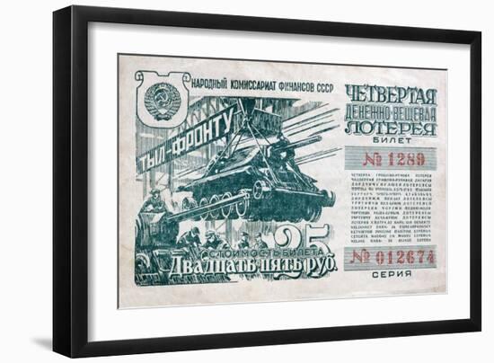 Soviet War Bond-null-Framed Giclee Print