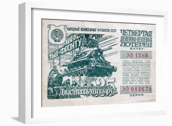 Soviet War Bond-null-Framed Giclee Print