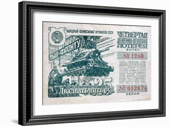 Soviet War Bond-null-Framed Giclee Print