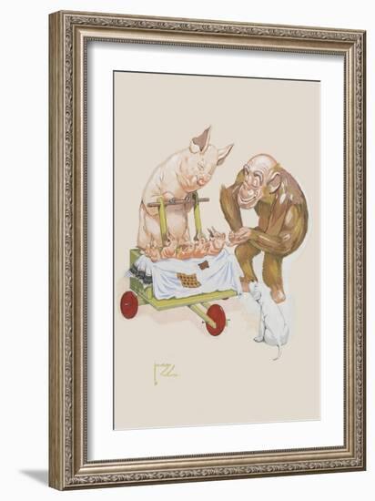 Sow Travels-Lawson Wood-Framed Art Print