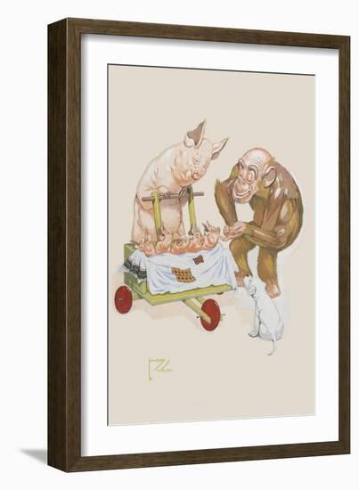 Sow Travels-Lawson Wood-Framed Art Print