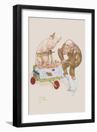 Sow Travels-Lawson Wood-Framed Art Print