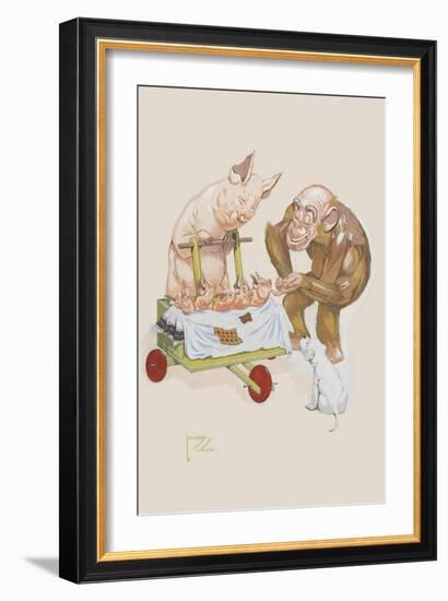 Sow Travels-Lawson Wood-Framed Art Print