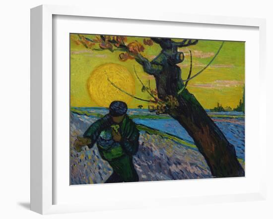 Sower, 1888-Vincent van Gogh-Framed Giclee Print