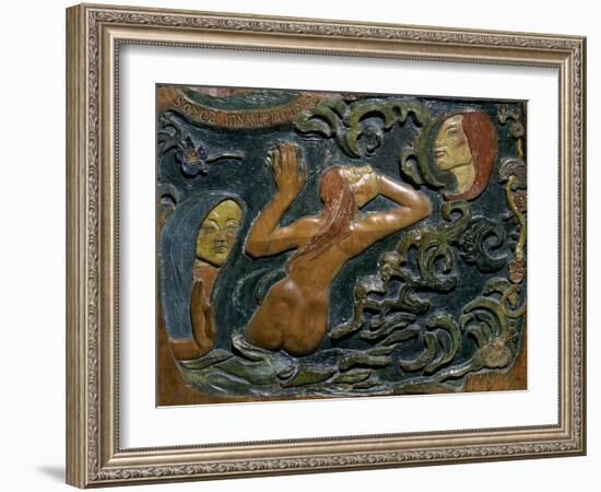 Soyez mystérieuses-Paul Gauguin-Framed Giclee Print