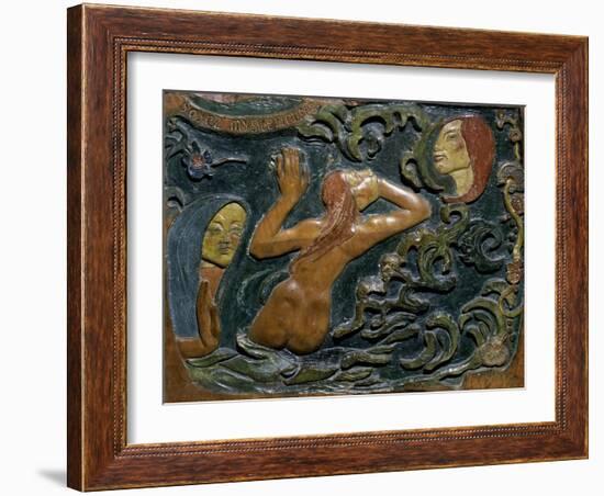 Soyez mystérieuses-Paul Gauguin-Framed Giclee Print