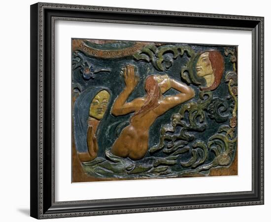 Soyez mystérieuses-Paul Gauguin-Framed Giclee Print