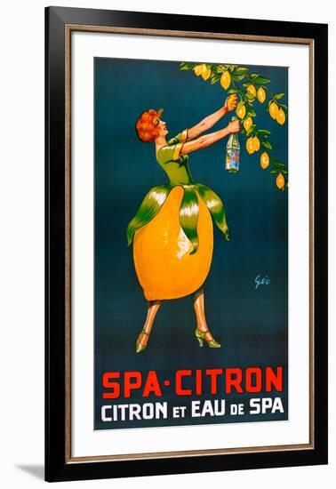 Spa-Citron-Francois Geo-Framed Art Print