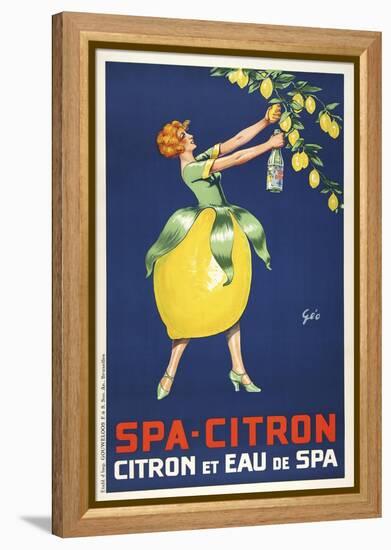 Spa Citron-null-Framed Premier Image Canvas