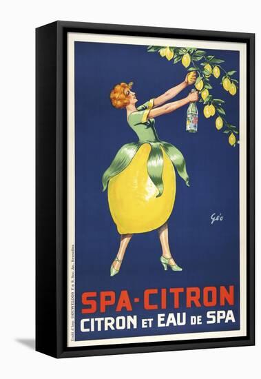 Spa Citron-null-Framed Premier Image Canvas