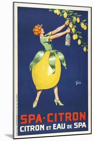 Spa Citron-null-Mounted Giclee Print