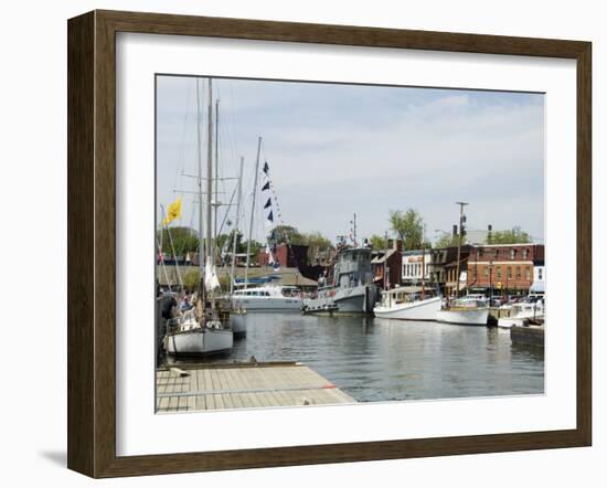 Spa Creek, Annapolis, Maryland, United States of America, North America-Robert Harding-Framed Photographic Print