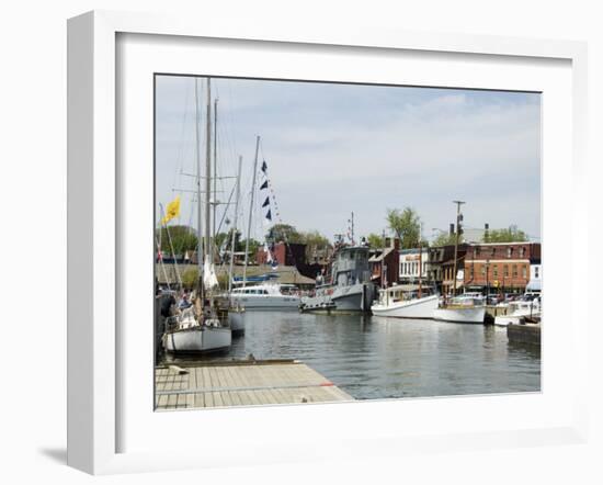 Spa Creek, Annapolis, Maryland, United States of America, North America-Robert Harding-Framed Photographic Print