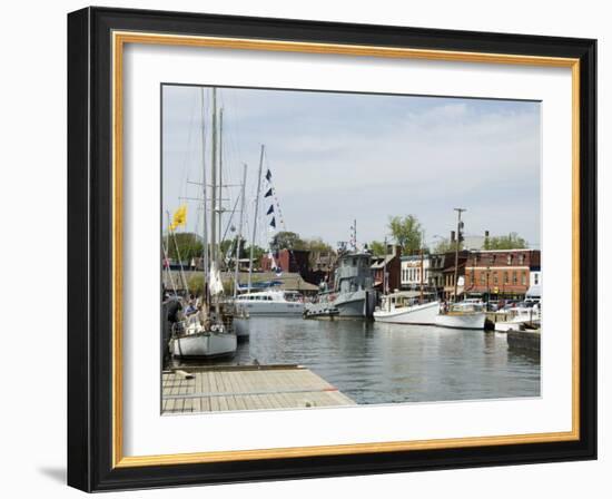 Spa Creek, Annapolis, Maryland, United States of America, North America-Robert Harding-Framed Photographic Print