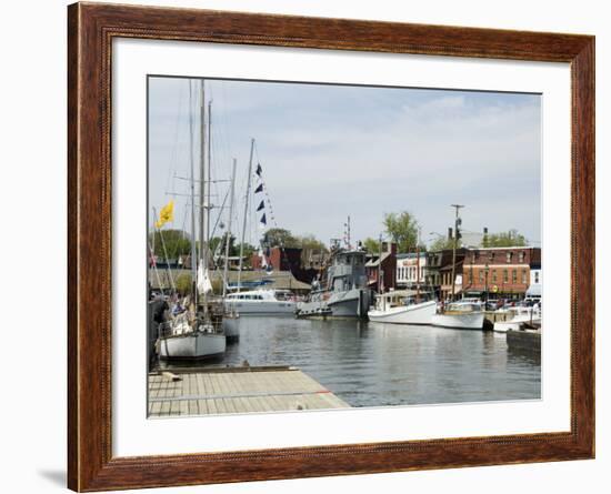 Spa Creek, Annapolis, Maryland, United States of America, North America-Robert Harding-Framed Photographic Print