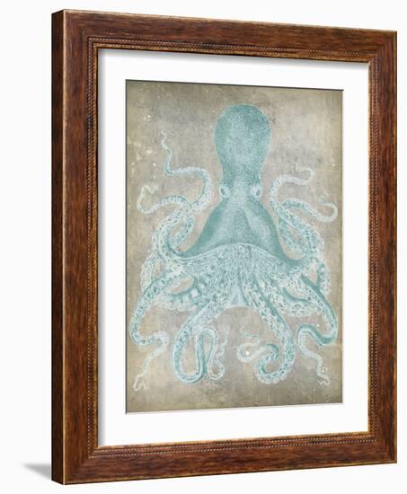 Spa Octopus I-Jennifer Goldberger-Framed Premium Giclee Print