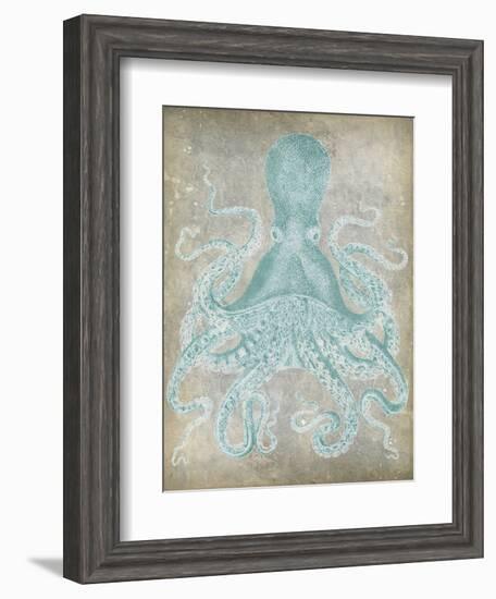 Spa Octopus I-Jennifer Goldberger-Framed Art Print