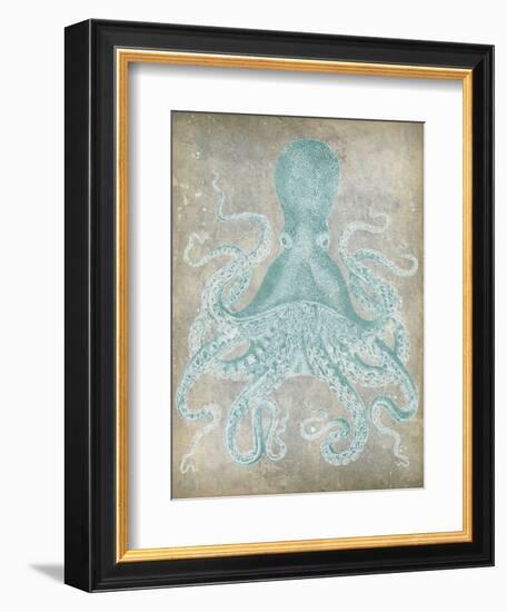 Spa Octopus I-Jennifer Goldberger-Framed Art Print