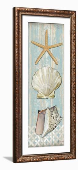 Spa Shells Vertical II-Paul Brent-Framed Art Print